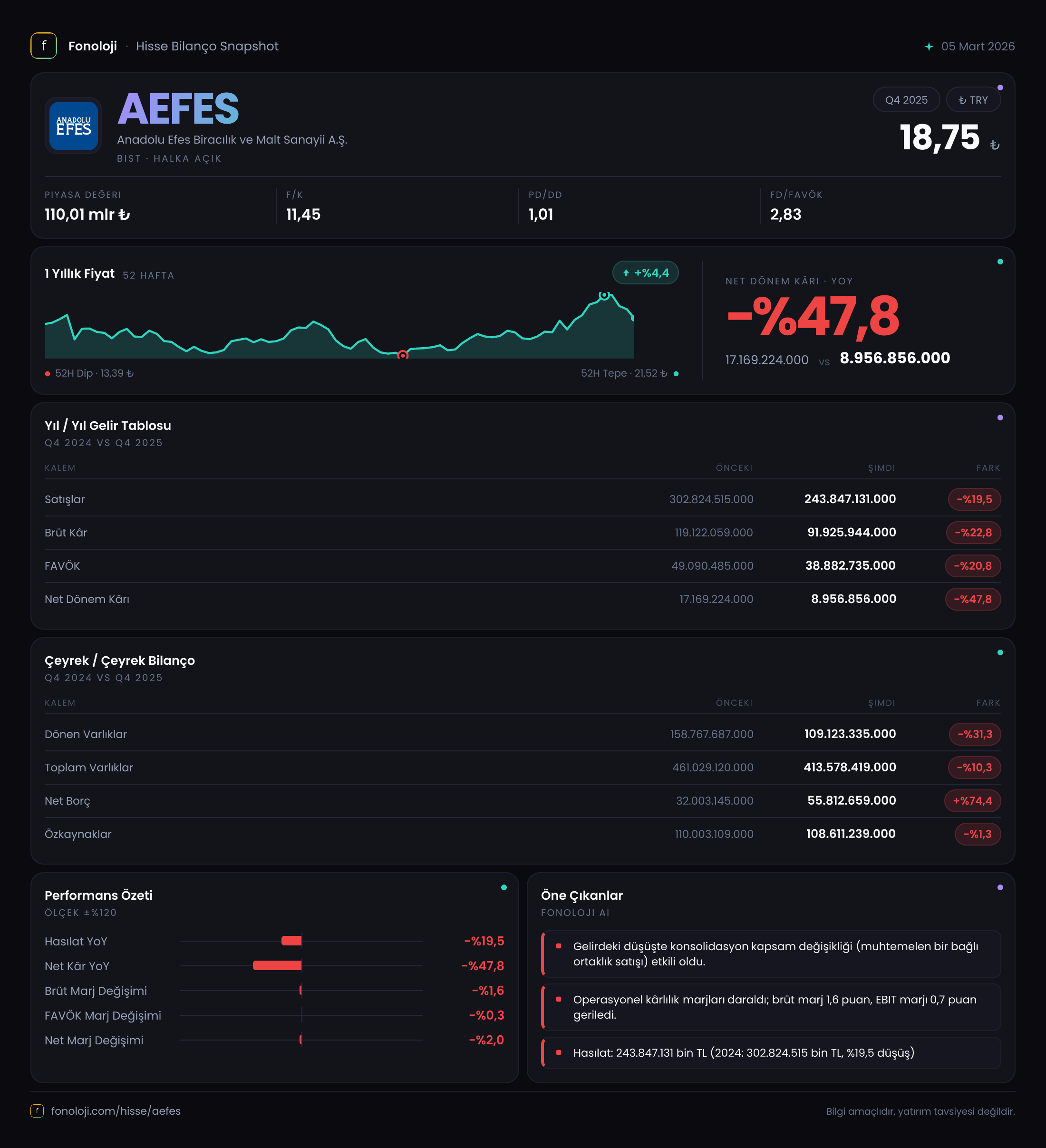 AEFES 2025/12AB Modüler rapor